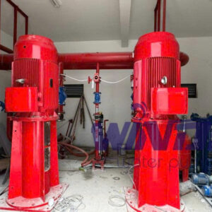Máy bơm chữa cháy turbine ly tâm trục đứng động cơ diesel MBWD200-4 /4 200