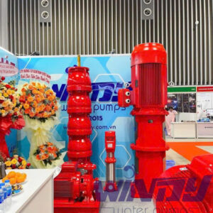 Máy bơm chữa cháy turbine ly tâm trục đứng động cơ diesel TBWD4 200-3/90-305