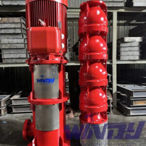 Máy bơm chữa cháy turbine ly tâm trục đứng động cơ điện TBWD4 250-2/250